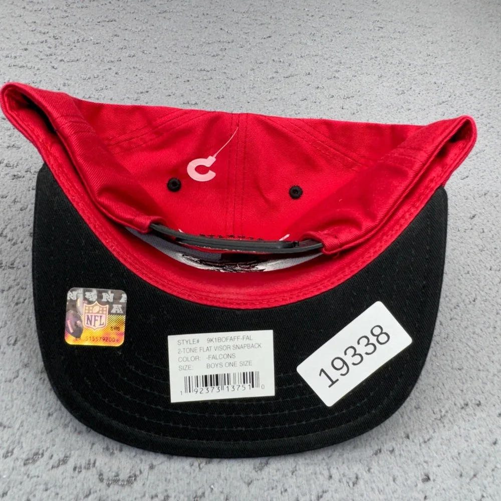 Atlanta Falcons Hat Cap Boys Snapback Red Black NFL Football NWT Youth Kids Logo
